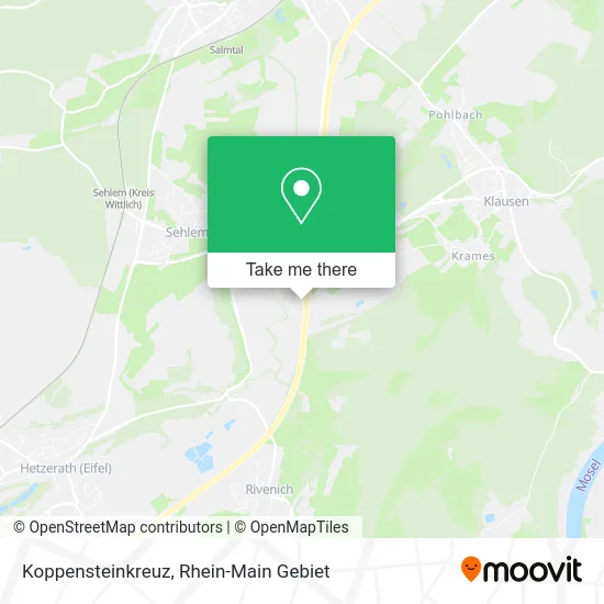 Карта Koppensteinkreuz