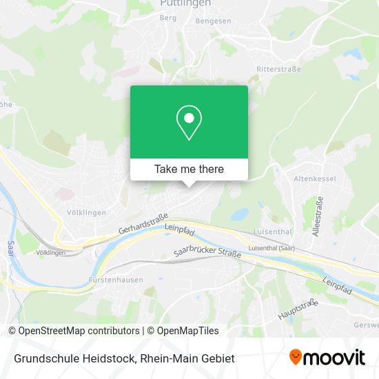 Карта Grundschule Heidstock