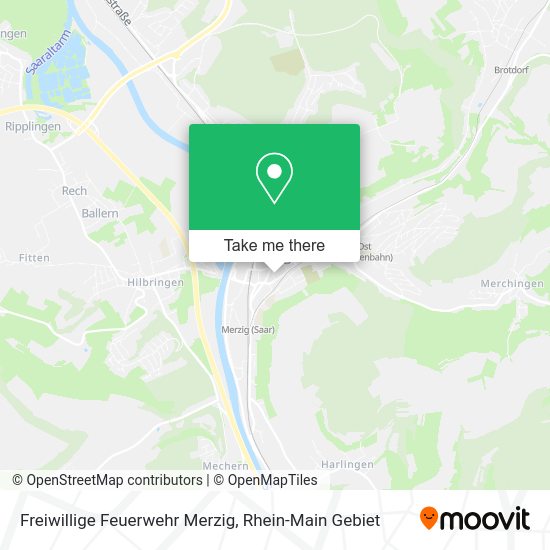 Карта Freiwillige Feuerwehr Merzig