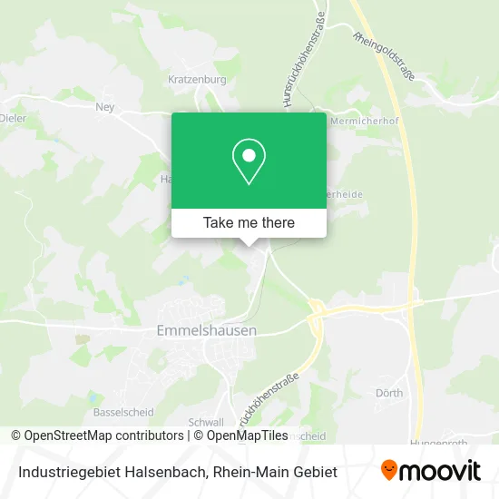 Карта Industriegebiet Halsenbach