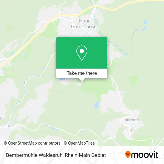 Карта Bembermühle Waldesruh