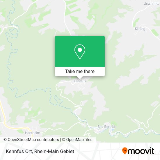 Карта Kennfus Ort