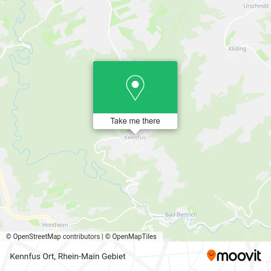Карта Kennfus Ort