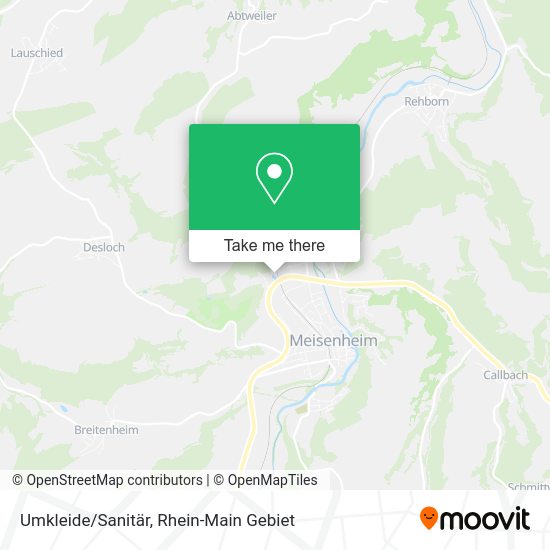 Карта Umkleide/Sanitär