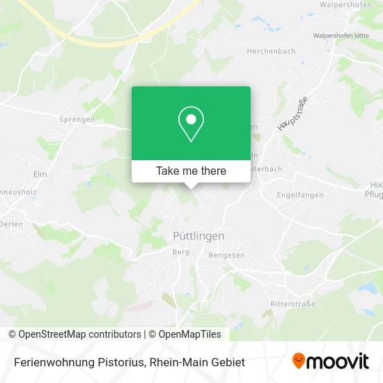 Карта Ferienwohnung Pistorius