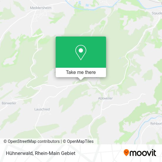 Карта Hühnerwald