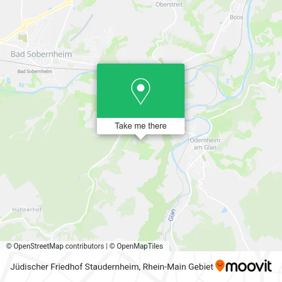 Карта Jüdischer Friedhof Staudernheim