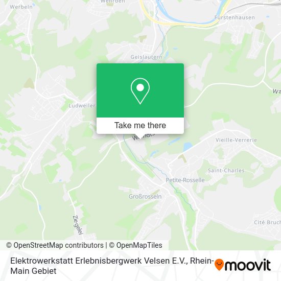 Карта Elektrowerkstatt Erlebnisbergwerk Velsen E.V.