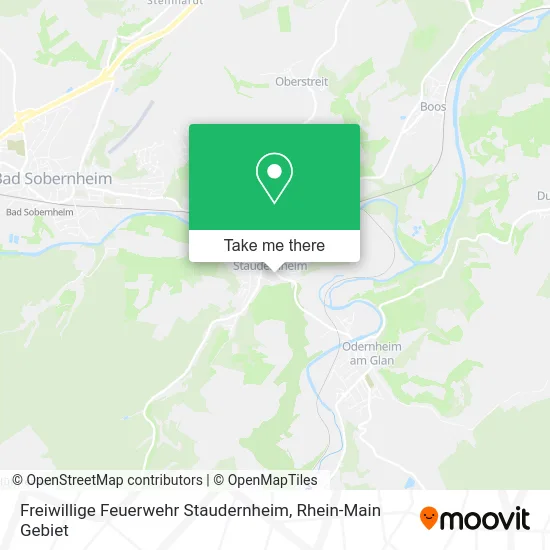 Карта Freiwillige Feuerwehr Staudernheim