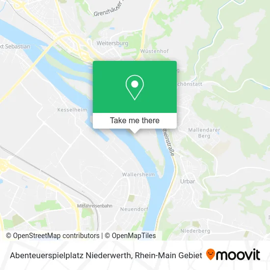 Карта Abenteuerspielplatz Niederwerth