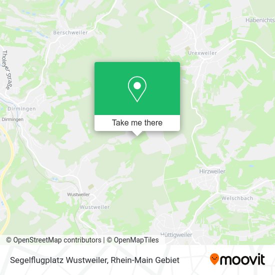 Карта Segelflugplatz Wustweiler