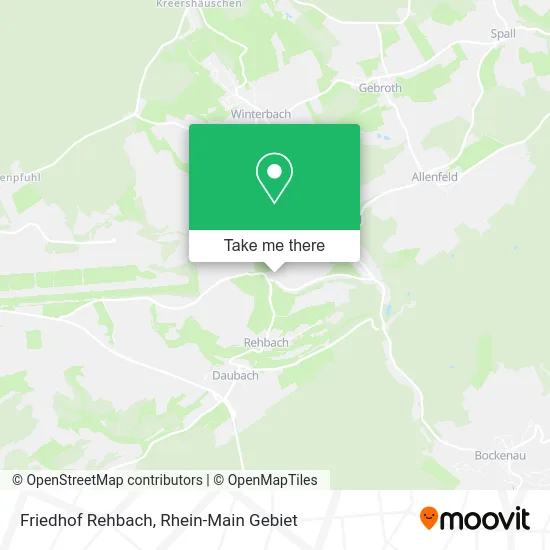 Карта Friedhof Rehbach