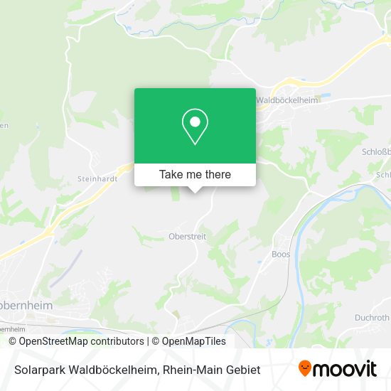 Карта Solarpark Waldböckelheim