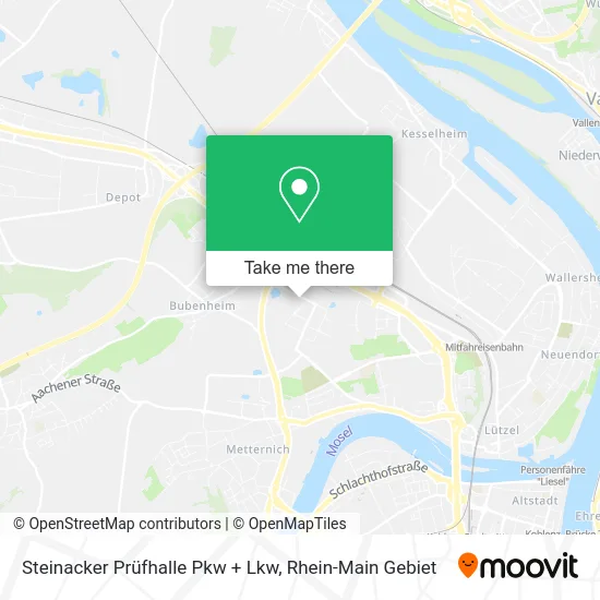 Steinacker Prüfhalle Pkw + Lkw map