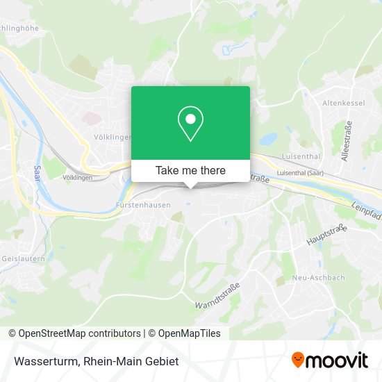 Wasserturm map