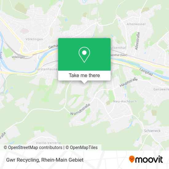 Карта Gwr Recycling