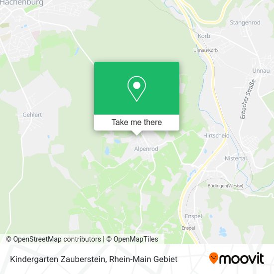 Карта Kindergarten Zauberstein