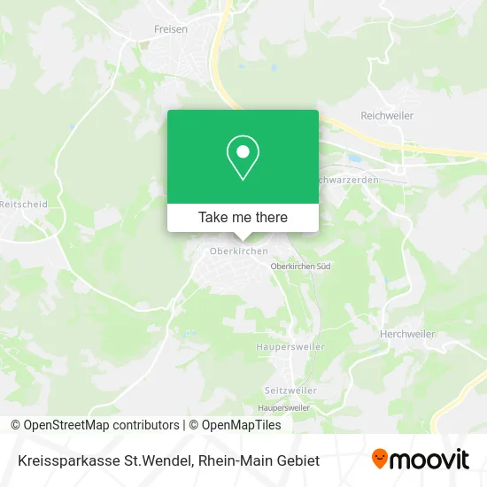 Карта Kreissparkasse St.Wendel