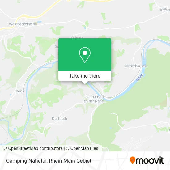 Карта Camping Nahetal