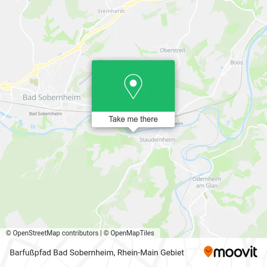 Карта Barfußpfad Bad Sobernheim