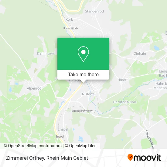 Карта Zimmerei Orthey