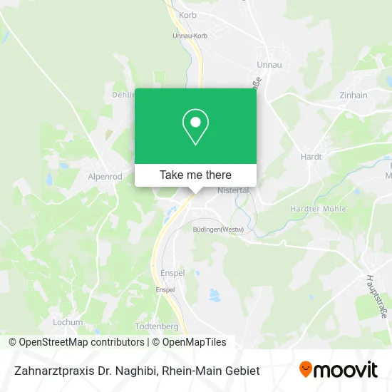 Карта Zahnarztpraxis Dr. Naghibi