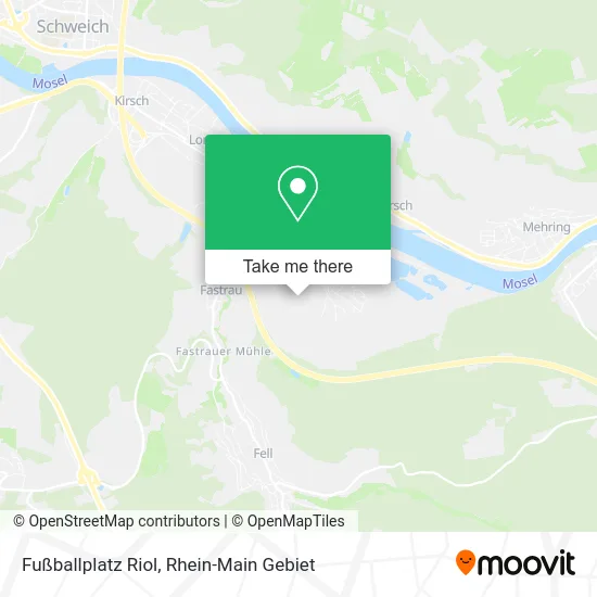 Карта Fußballplatz Riol