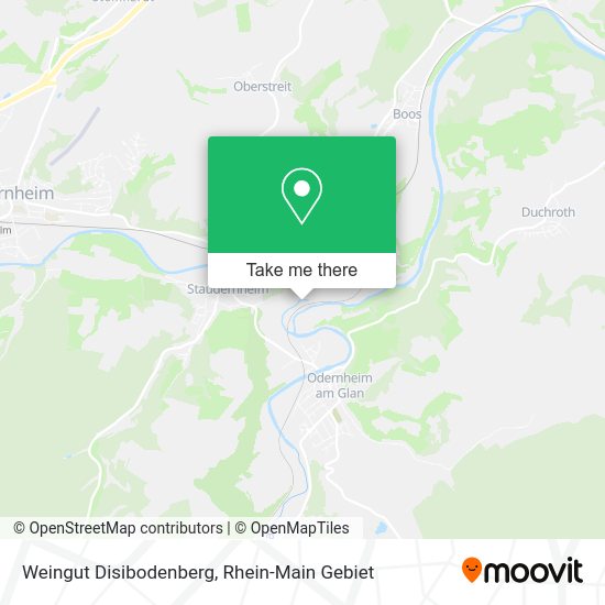 Карта Weingut Disibodenberg