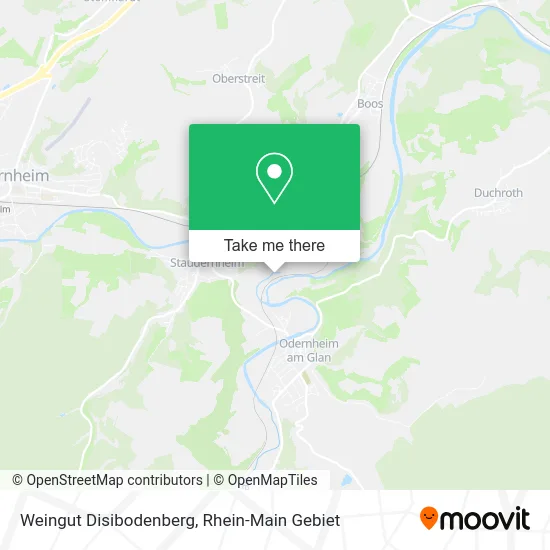 Карта Weingut Disibodenberg