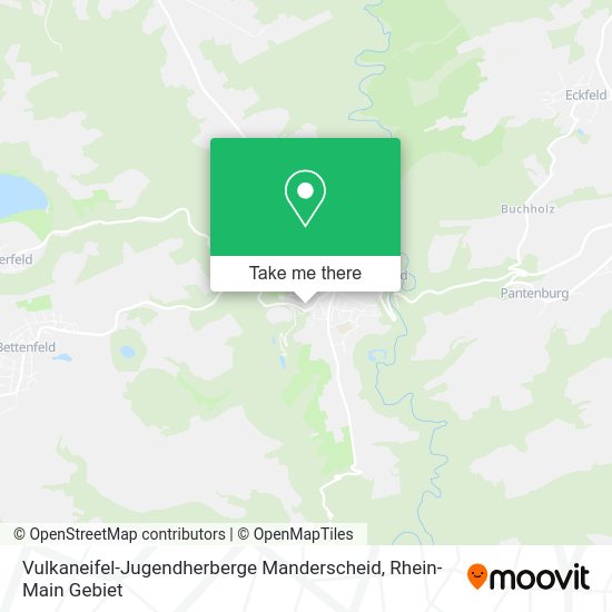 Карта Vulkaneifel-Jugendherberge Manderscheid