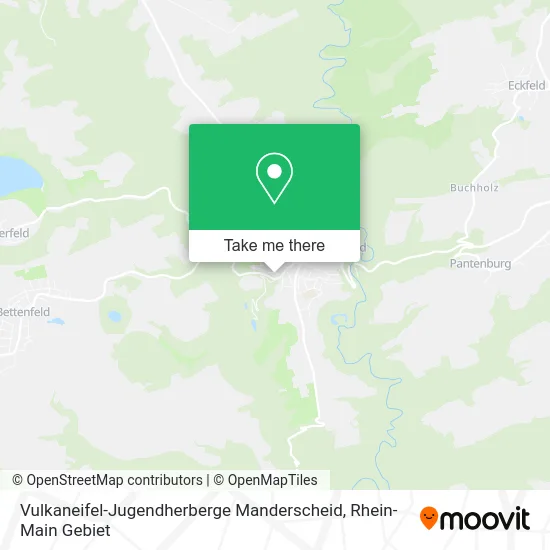 Карта Vulkaneifel-Jugendherberge Manderscheid