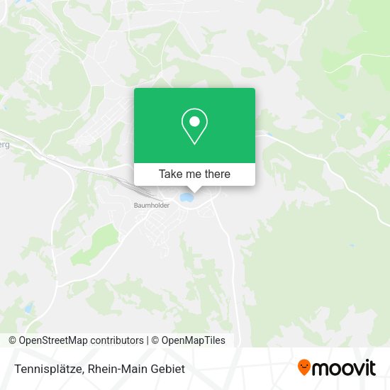 Карта Tennisplätze
