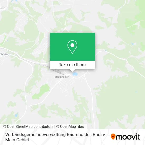 Карта Verbandsgemeindeverwaltung Baumholder