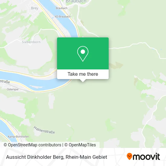 Карта Aussicht Dinkholder Berg