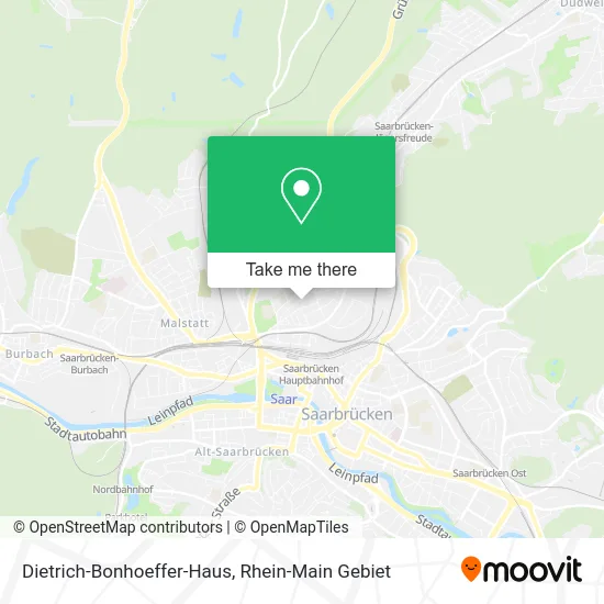 Карта Dietrich-Bonhoeffer-Haus