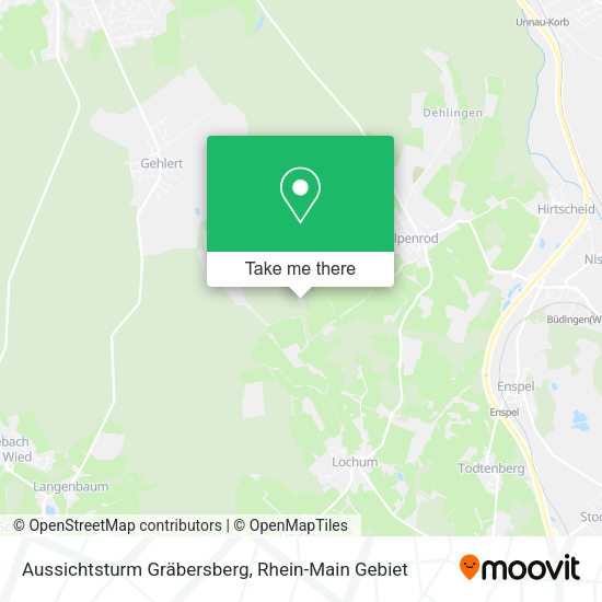 Карта Aussichtsturm Gräbersberg