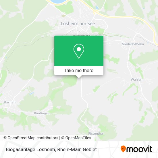 Карта Biogasanlage Losheim