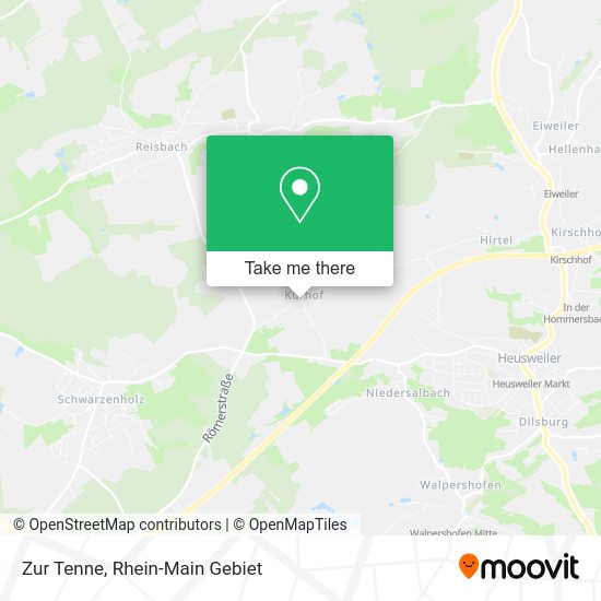 Карта Zur Tenne