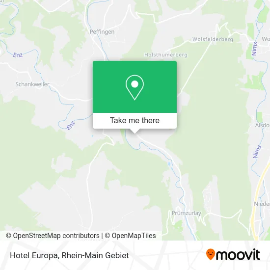 Карта Hotel Europa