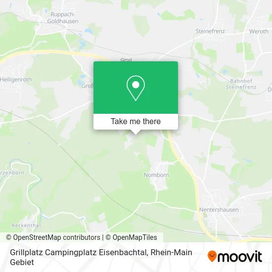 Карта Grillplatz Campingplatz Eisenbachtal