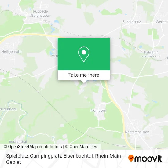 Карта Spielplatz Campingplatz Eisenbachtal