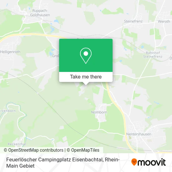 Карта Feuerlöscher Campingplatz Eisenbachtal
