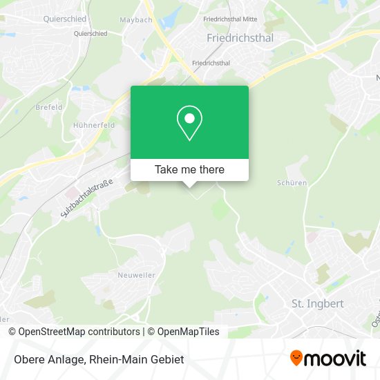 Карта Obere Anlage