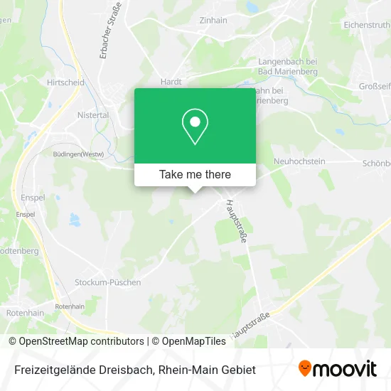 Карта Freizeitgelände Dreisbach