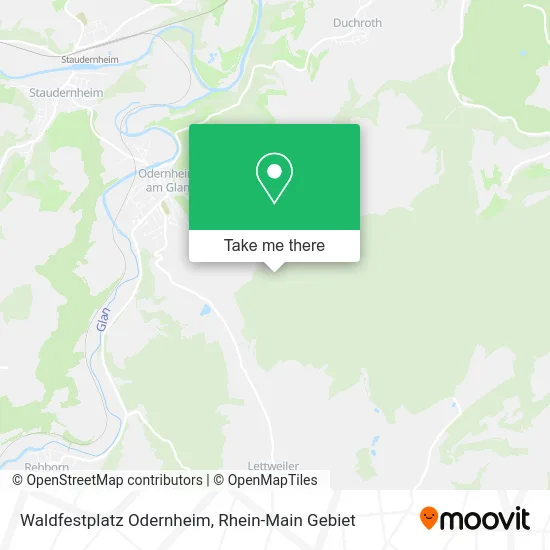 Карта Waldfestplatz Odernheim