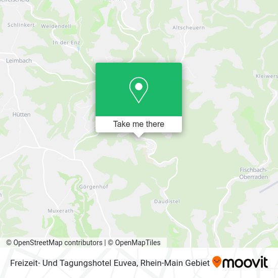 Карта Freizeit- Und Tagungshotel Euvea