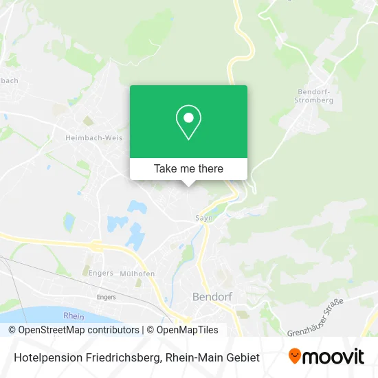 Карта Hotelpension Friedrichsberg