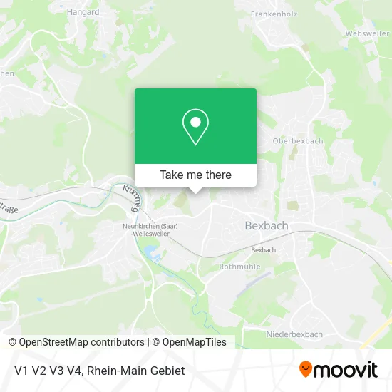 V1 V2 V3 V4 map