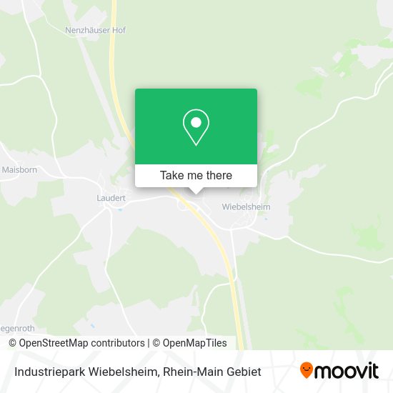 Карта Industriepark Wiebelsheim