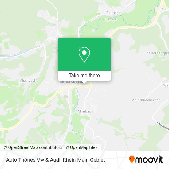Карта Auto Thönes Vw & Audi